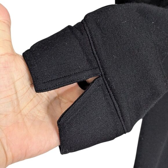 Vintage LL Bean Size 12 100% Wool Long Sleeve Midi Shirt Dress Collared READ! - Picture 4 of 9